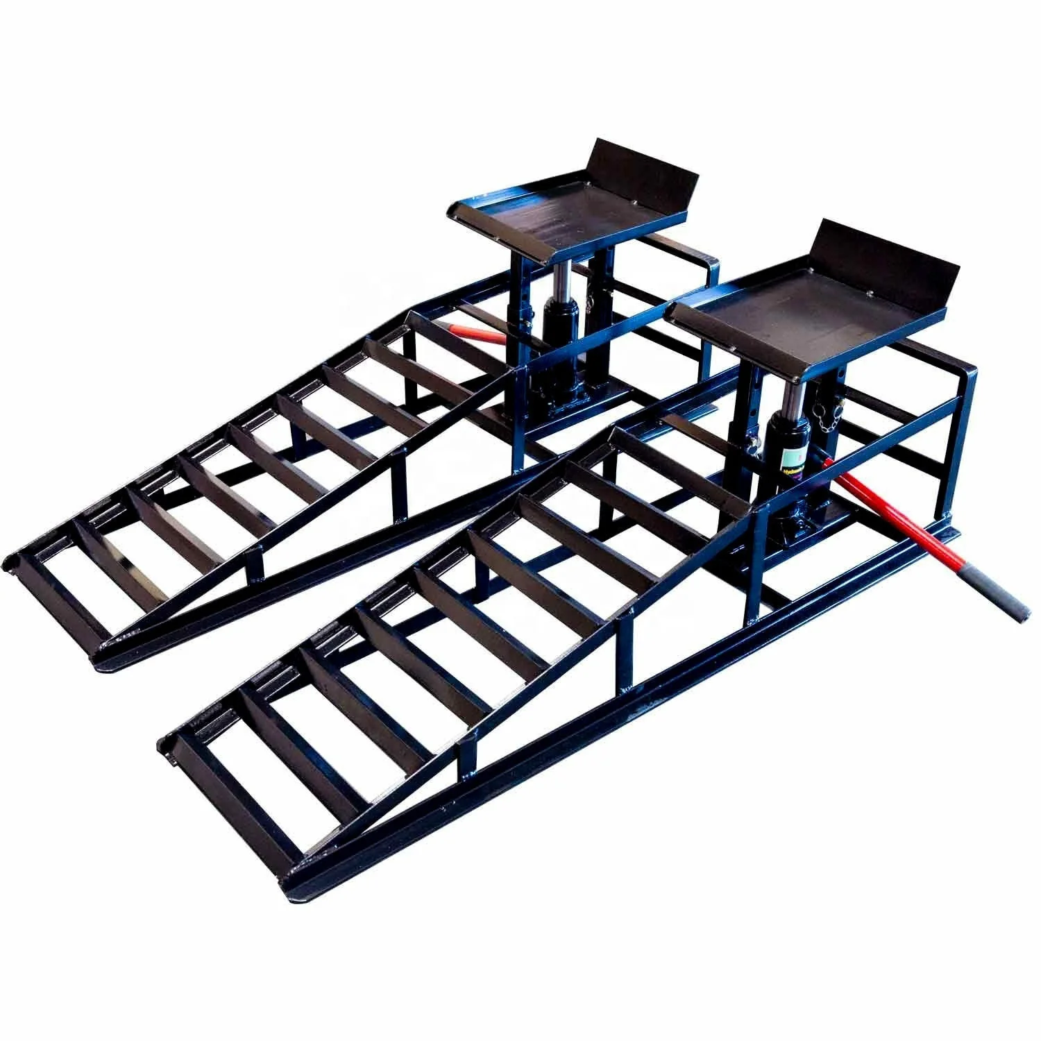 (2pcs) Auto Car Truck Service Ramps Lifts, Garage Car Lift Hydraulic Ramps 5 Ton, Automotive Hydraulic Lift Repair Frame Lift