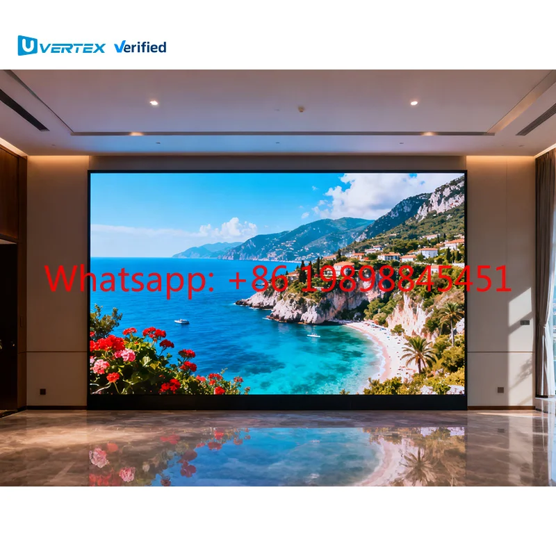 

Factory Hot Sale P2.604 Indoor LED Display 1000x500mm 9x12m Large Screen For Conference Room