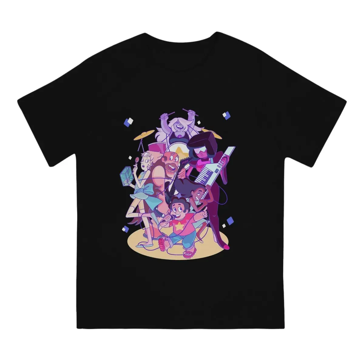 

Steven's Song T Shirt Men Cotton Casual T-Shirt Steven Universe American Animated Crystal Short Sleeve Tops Birthday Gift