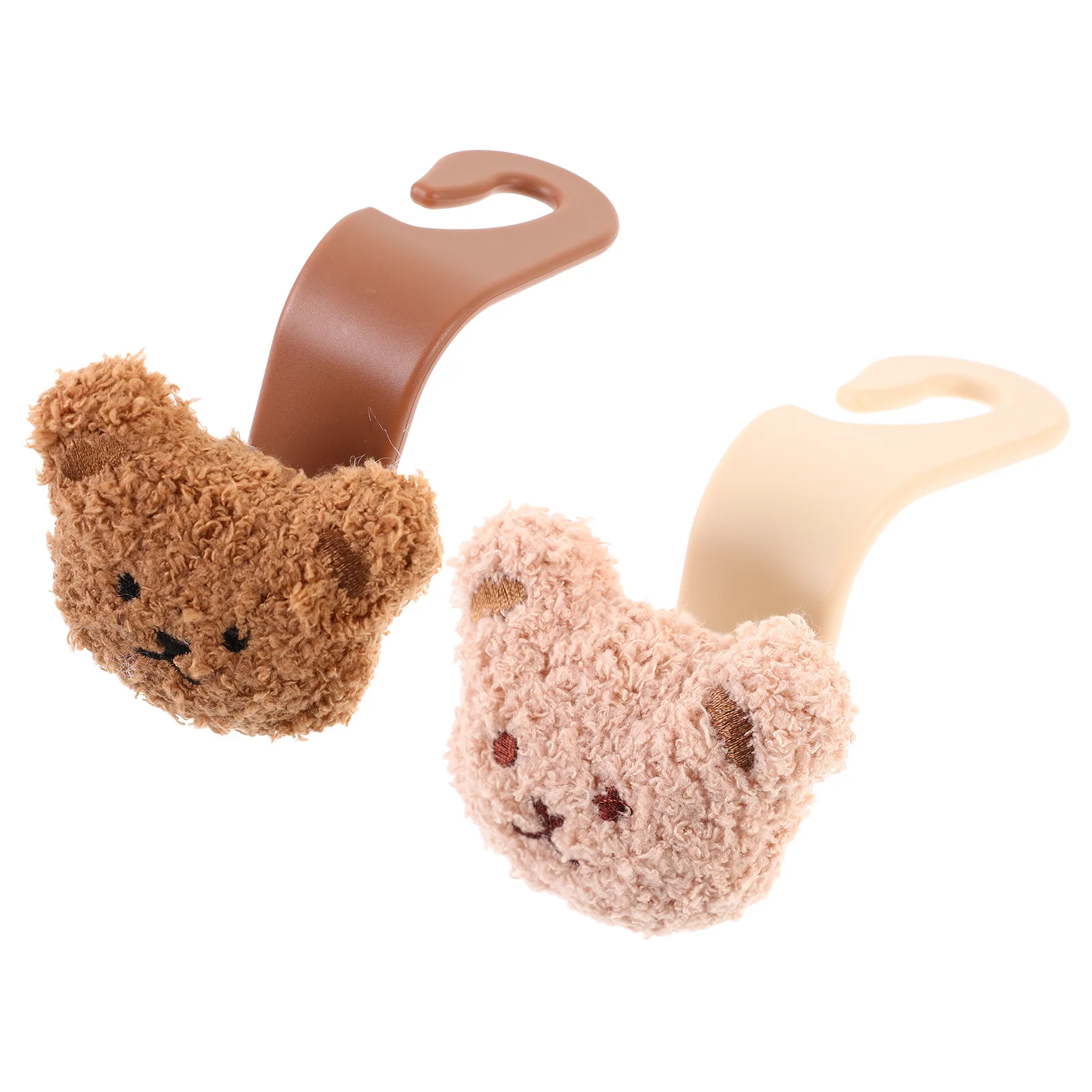 2 قطعة مسند الرأس بالمقعد السيارة السنانير دائم مادة البولي بروبيلين تخزين متعدد الوظائف للمفاتيح أكياس المظلات السيارات مقعد السنانير سيارة الداخلية