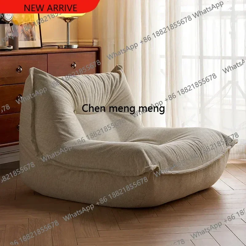 A114  Reclining Chair Fabric Balcony Fabric Green Velvet Chair Ergonomic Stretch Sillones Para Sala De Estar Living Room