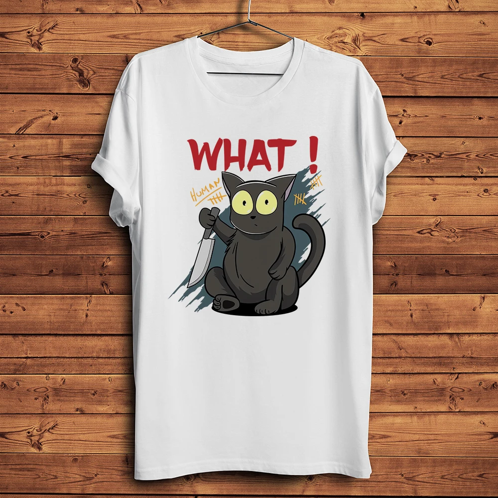 Cute Evil Reapurr Cat Reaper  Funny Meow T Shirt Men Homme Daily Short Sleeve Casual TShirt Unisex Streetwear Tee Breathable