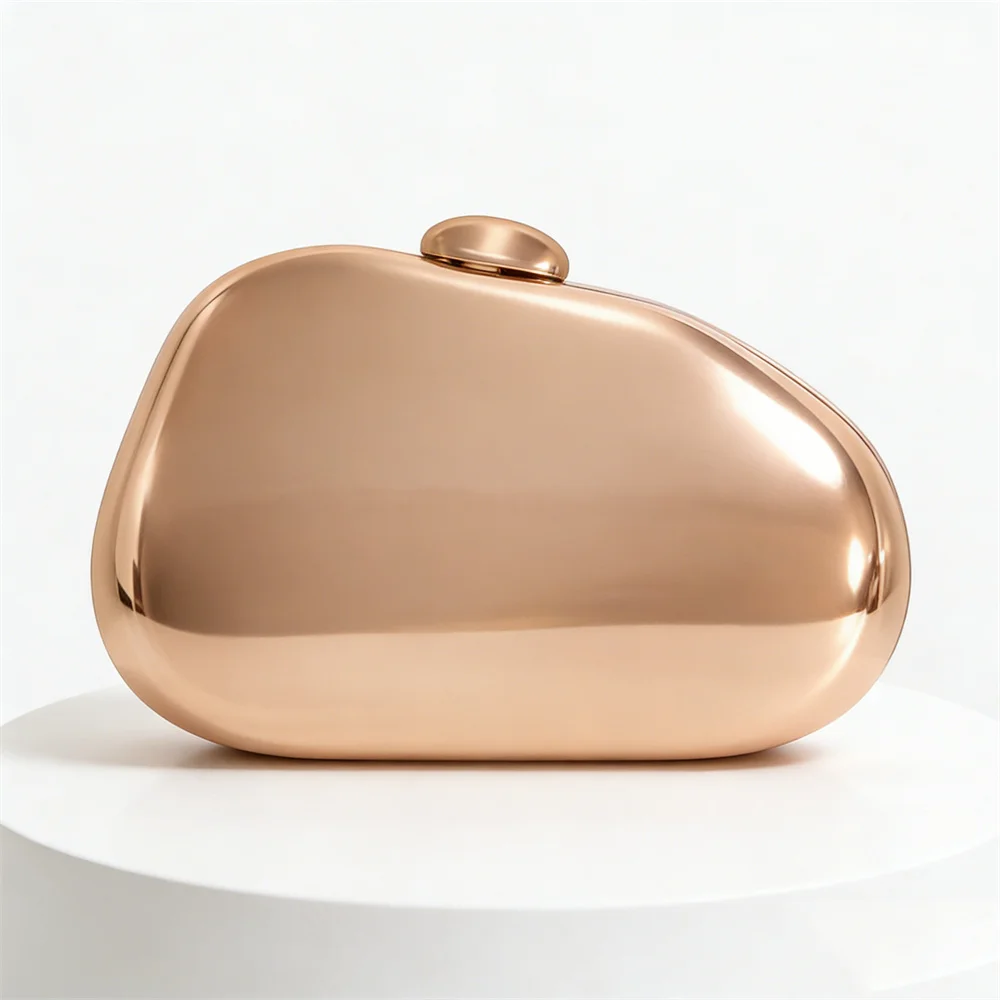 

Women's Party Handbag Brand Dresses Purse Shoulder Bag Clutch Crossbody Metallic Box Fashion Evening New Luxury Designer Bags