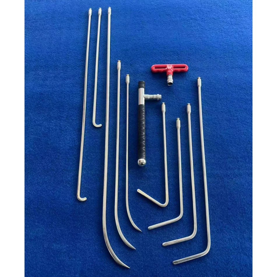 45 Pcs PDR  Hook And Rod Tools Auto Hail Dent Hook Tools Rod Car Small Dent Removal Tools