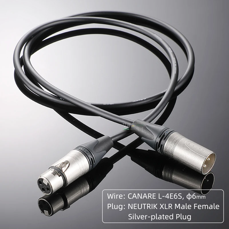 ケーブル CANARE L-4E6S 8本セット NEUTRIK XLR CANARE カナレ L-4E6S 両端L型 XLRマイクケーブル NEUTRIK 金メッキ