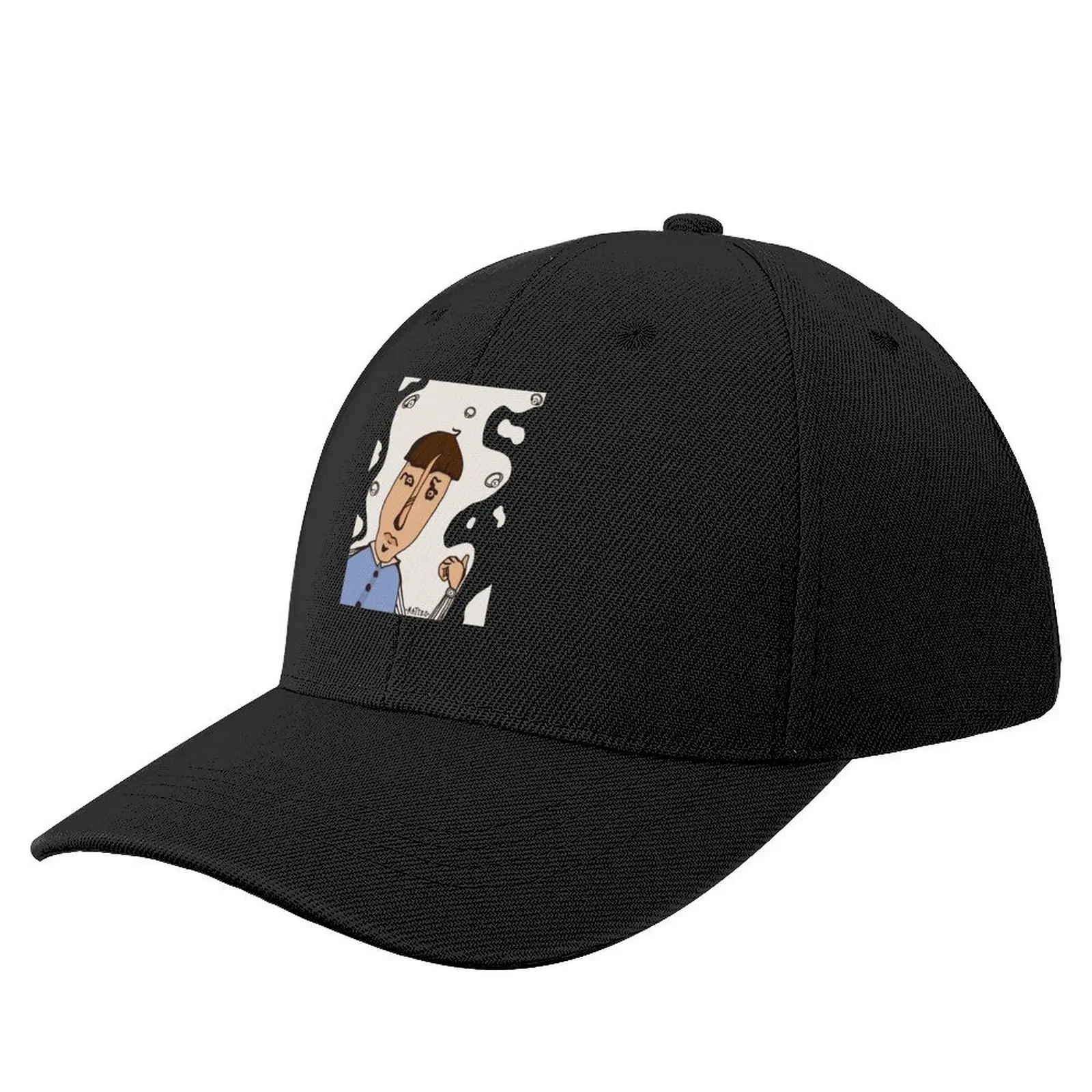 Time is weird Baseball Cap Luxury Brand Hood Fashion Beach funny hat Women's Beach Visor Men's