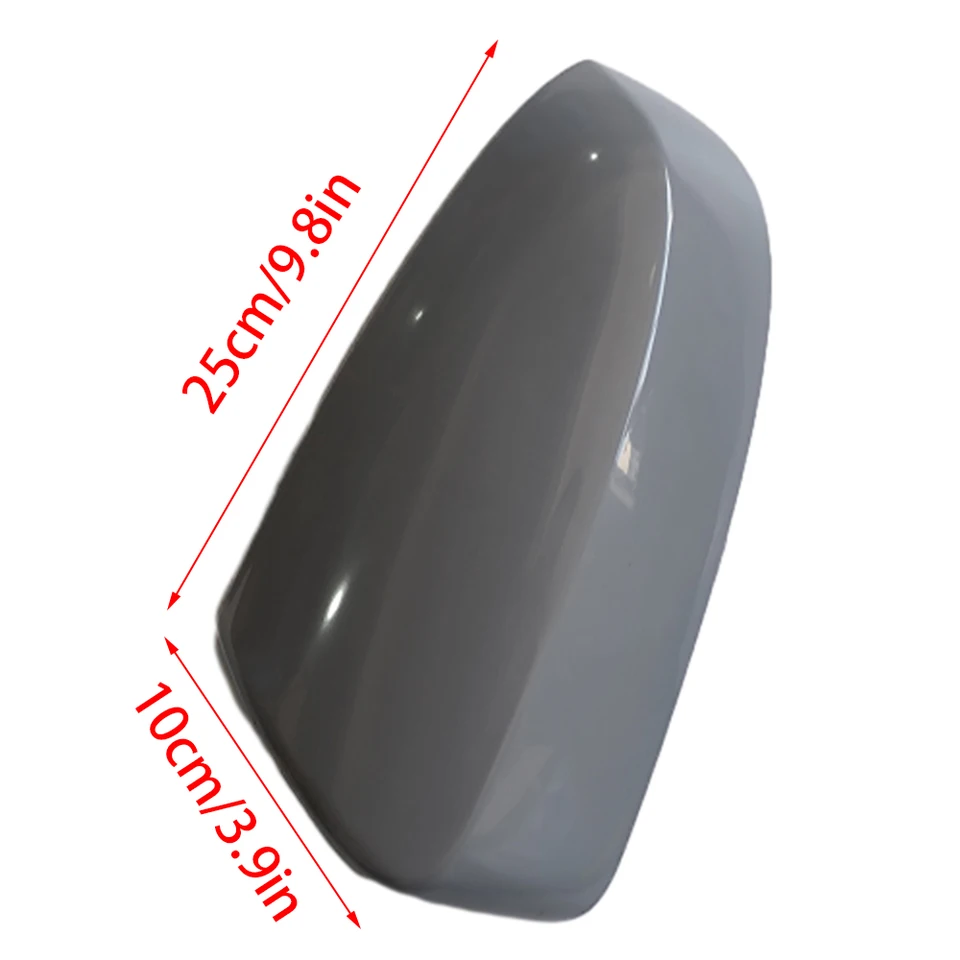 Right Side Mirror Cover Cap – Grey Primer, No Signal Light – For 2013-2018 Nissan Sentra