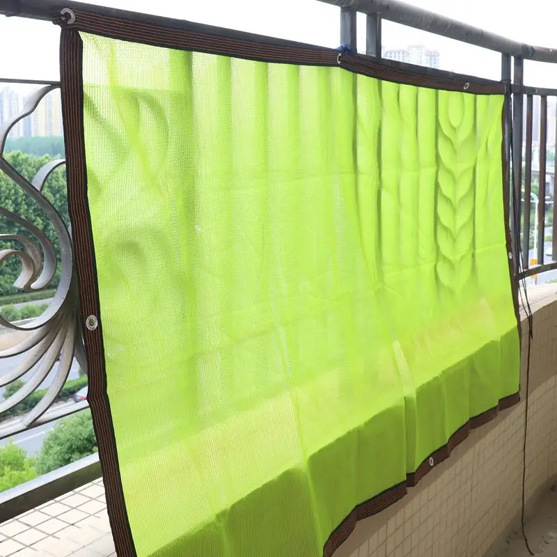 Apple Green Sunshade Net Outdoor Anti-UV Shading Canopy  Fence Privacy Screen Mesh Garden Sun Shelter Balcony Plants Shade Cloth