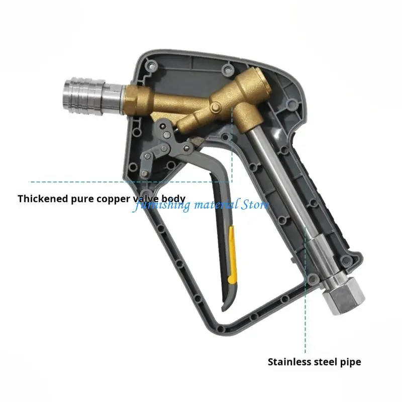 Y5GD Copper/Steel Powerful Pressure Washer 5800PSI Pressure Multiple Sprayer Pattern