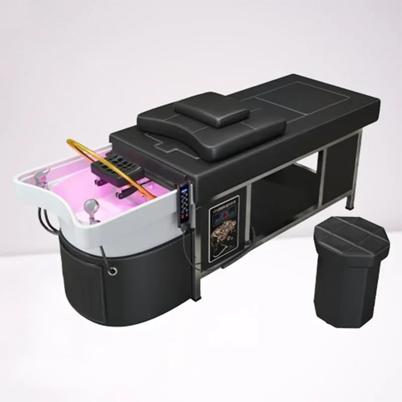 

Парикмахерские носилки, мебель, головка, спа, стулья для шампуня, раковина для обратной промывки, стулья для салона, кресло для мытья, парикмахер, парикмахер, салон Sillas