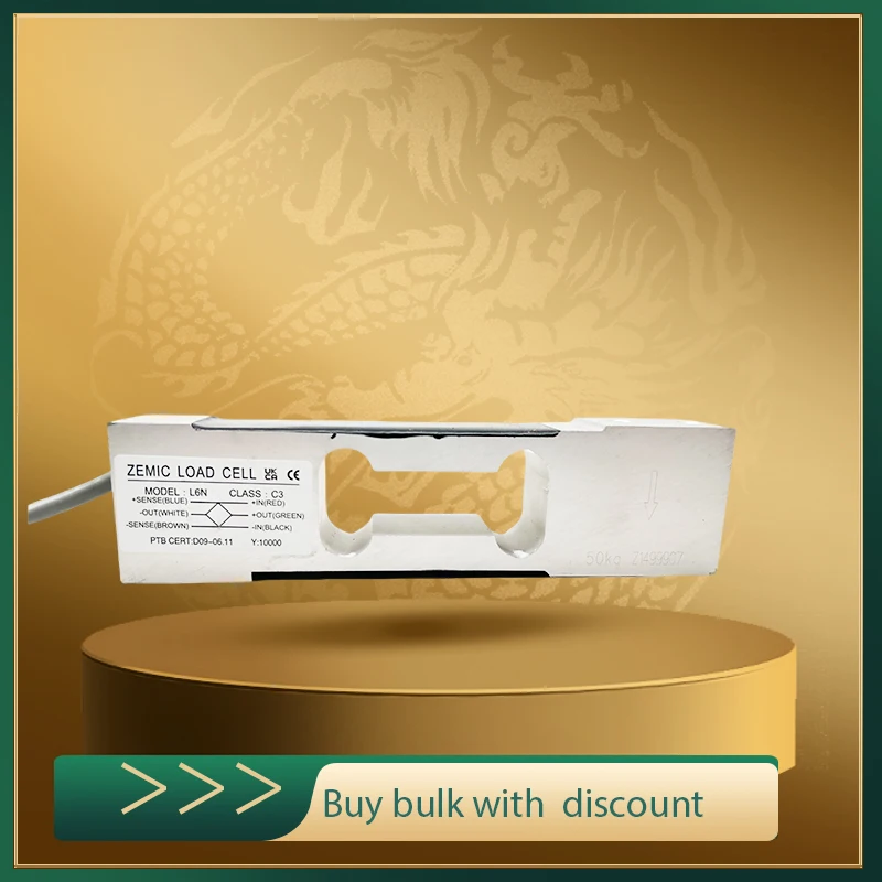 Célula de Carga L6N de Alta Precisão, Grau C3, Disponível em Capacidade de 3-100kg, Perfeita para Sistemas de Pesagem e Uso Industrial