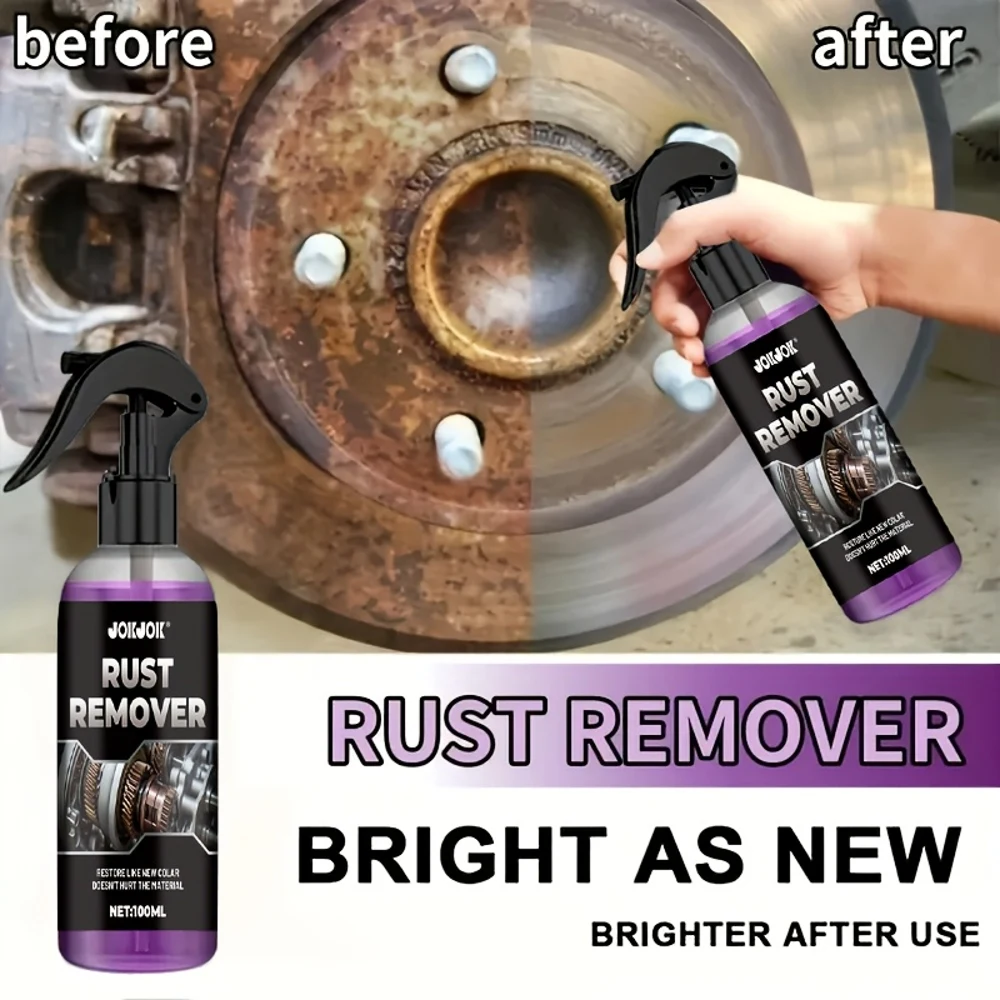 Multi-Purpose Rust Remover - Comes with a Towel for Easy Use, Anti-Oxidation Conversion Spray, No Electricity Required, Suitable