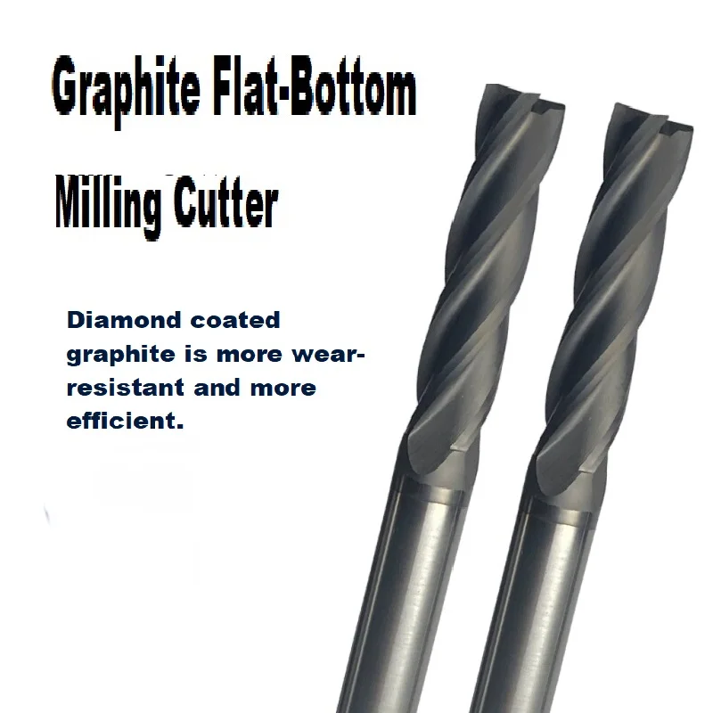 

Diamond Coated Four-Edge Milling Cutter Special Tungsten Steel Milling Cutter For Carbon Fiber High Silicon Graphite Pressing.