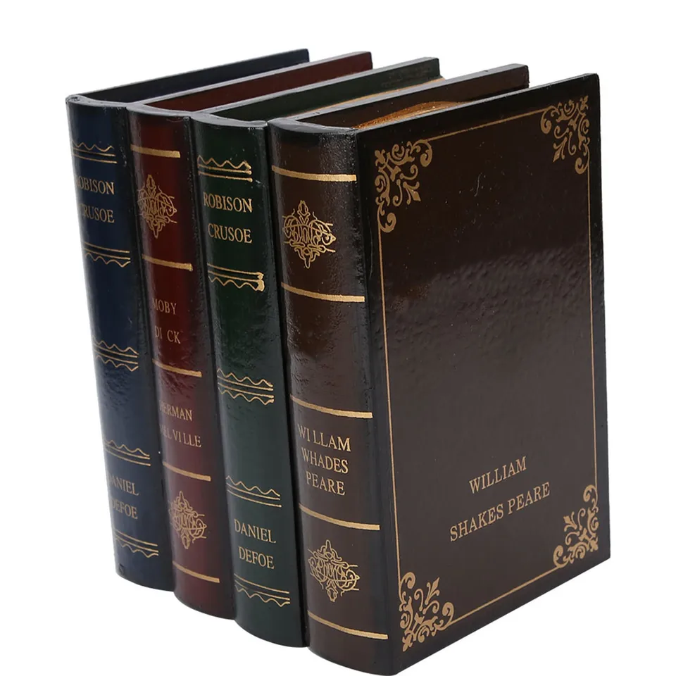 Book Shaped Jewelry Storage Box Home Decor