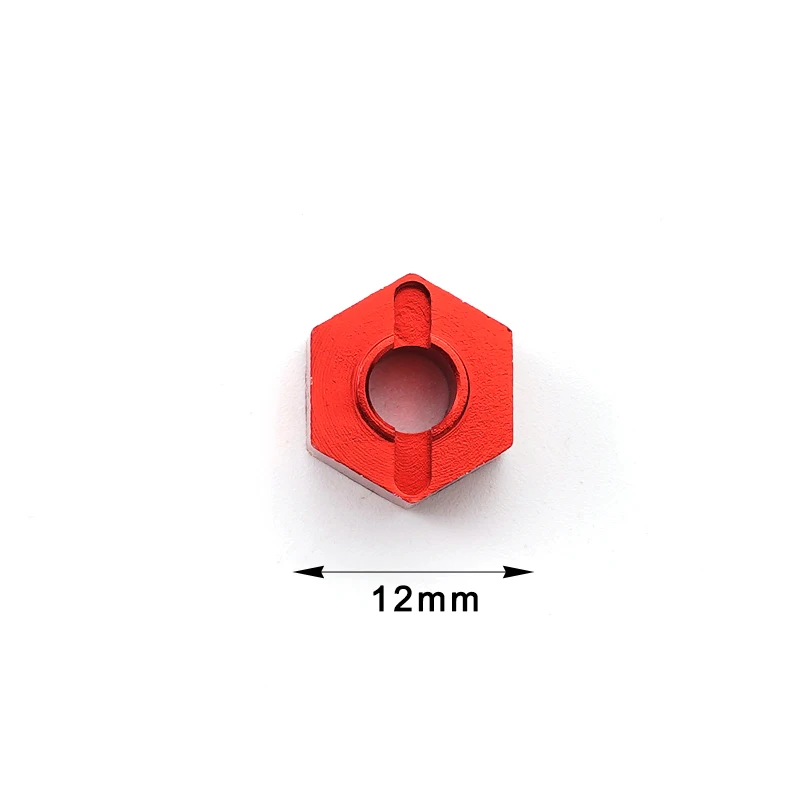 RCGF 12mm Hex Wheel Hub Adapter M4 Flanged Lock Nut Cross Wrench for 1/10 Adapter TRAXXAS SLASH 4x4 VXL 2WD Rustler Spare Parts