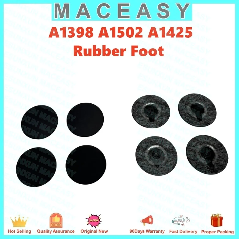 MacBook Air Pro Laptop Bottom Case Rubber Feet 4Pcs for A2442 A2485 A2681 A2941 A1502 A1398 A2338 A2337 A1706 A1707 A1466 A1286 image 2