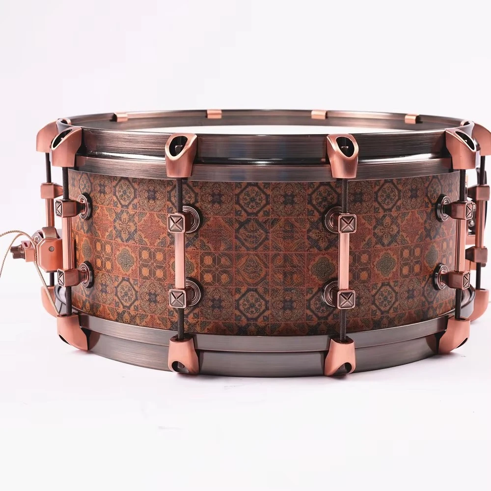 

BIRCH SHELL SNARE DRUM 14x6.5 , Environmental Cork Wood Premium Lacquer Finishes