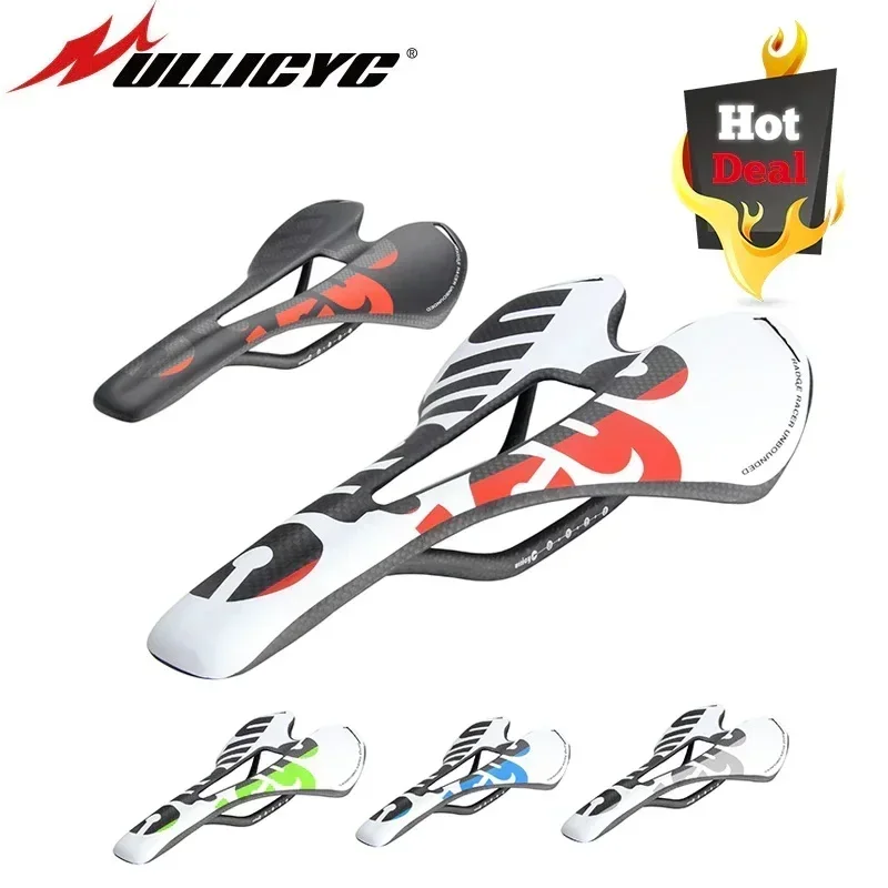 

New Ullicyc 3K Full Carbon Fiber Bicycle Saddle Road/MTB Bike Carbon Saddle Seat Matte/Glossy Colorful