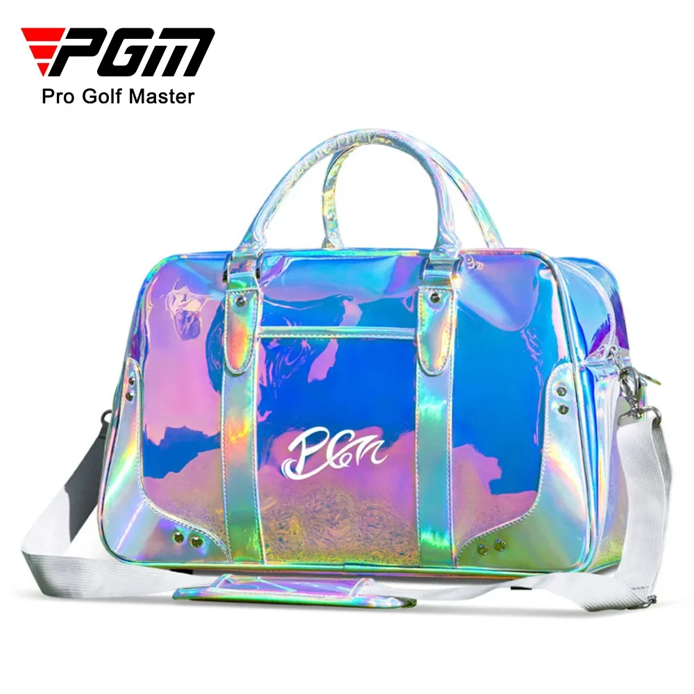 

PGM Lady Golf Clothing Bag Shoes Package Women's Clothes Handbag TPU Waterproof Large Volume YWB026 Wholesale