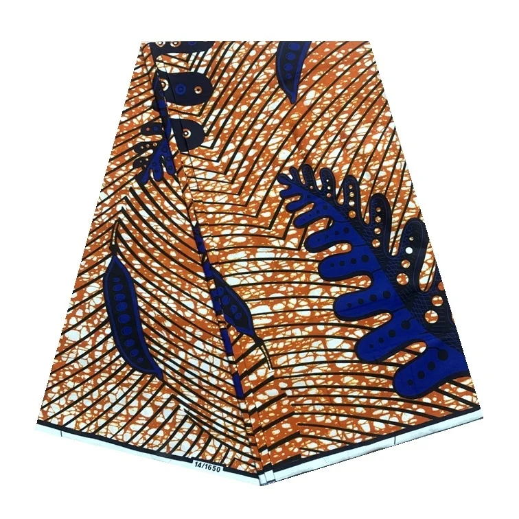 2024 African Golden Wax Fabric Cotton Stuff Rapper Batik Ankara Original High Quality print tissus wax Material Pagne Maintenant