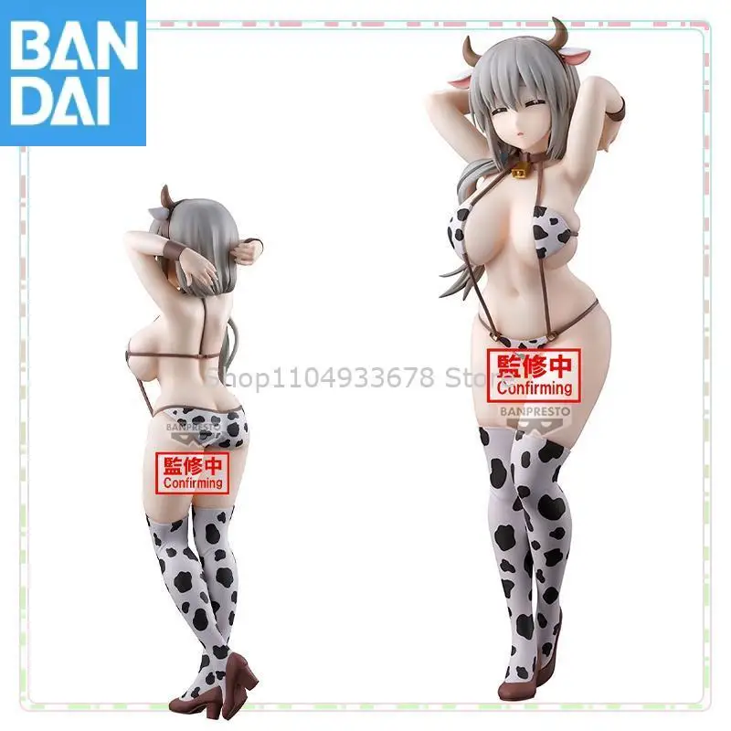 

Bandai Uzaki Chan Wa Asobi Tai! Блестящий купальник Glamours Tsuki Uzaki Cow, версия около 27 см, фигурка, модель, коллекционная фигурка, игрушки