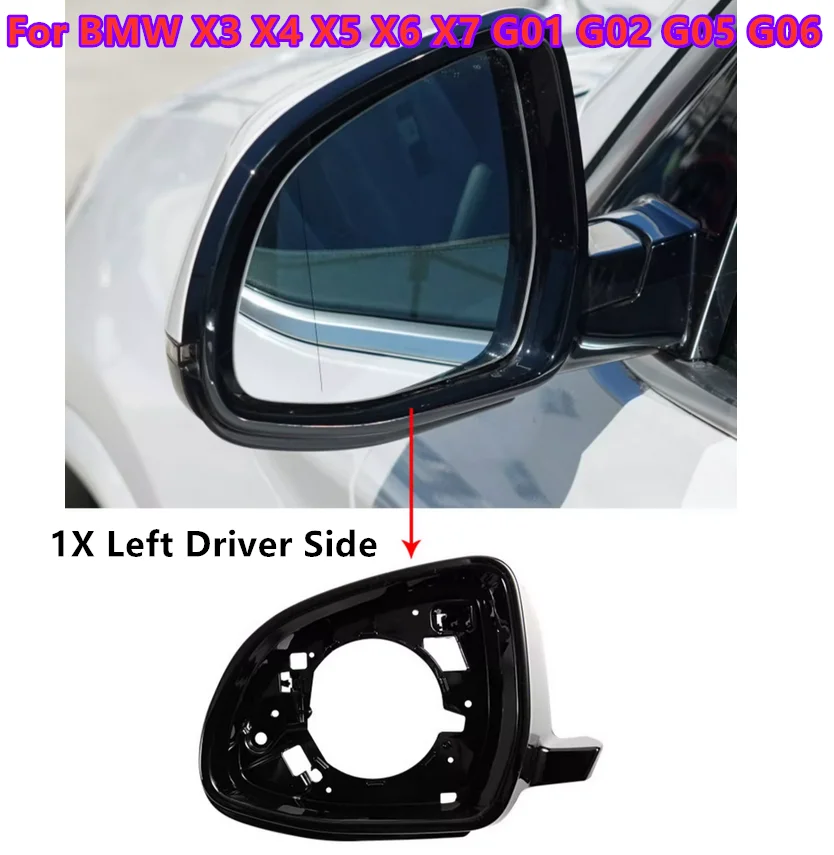 

Left Side Mirror Support Trim Frame Cover For BMW X3 X4 X5 X6 X7 G01 G02 G05 G06