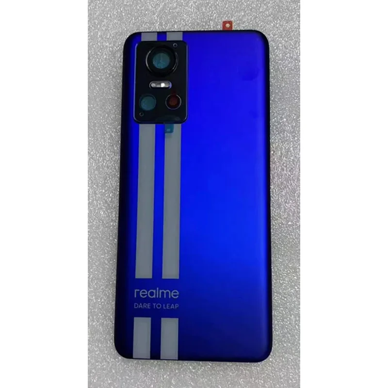 Back glass cover for Oppo realme GT neo 3, battery cover panel, replacement