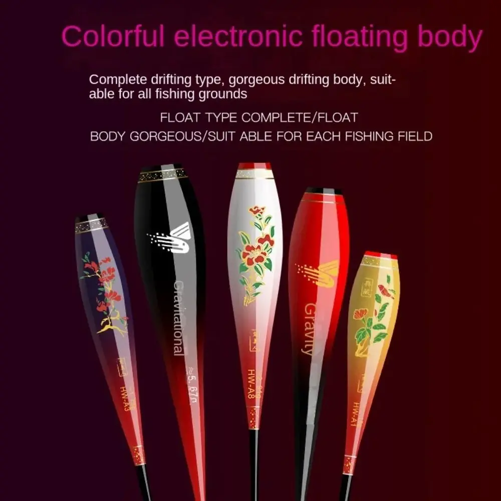 2 قطعة يطفو الصيد جزء داخلي مركب نانو البلاستيك Bobbers مع البلاستيك Bobbers الصيد يطفو الجسم ملحقات صيد سمك ﻿