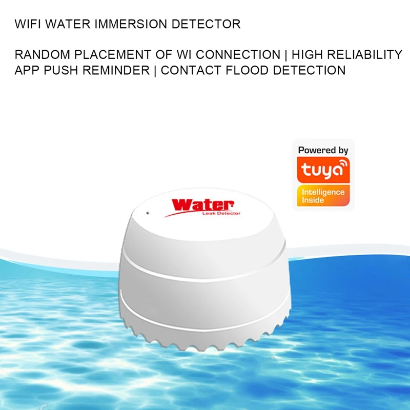 Hot TTKK Wifi Leak Detector Water Detector Leakage Sensor Smart Home Alarm Tuyasmart Smart Life APP Flood Alert Overflow Securit