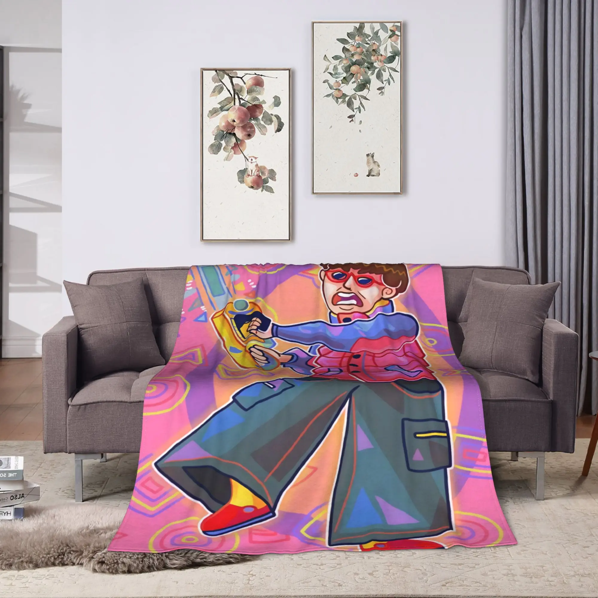 Singer O-Oliver-S Tree Ugly Is Beautiful Warm Soft Blankets Boy Girl Plush Throw Blanket Couch Chair Flannel Bedspread Bed Cover