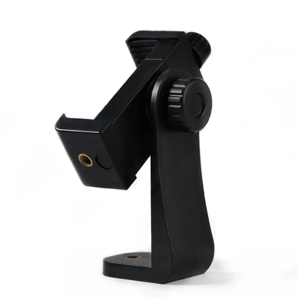 360 Degree Rotating Phone Clip With 1/4 Screw Hole Cellphone Holder Tripod Mount