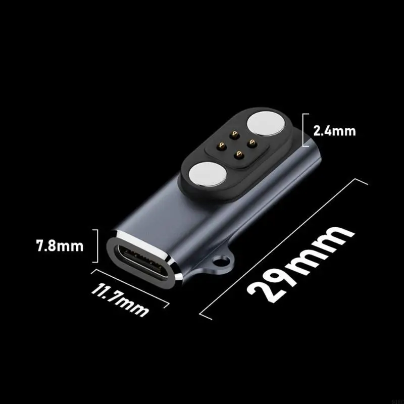 骨伝導ヘッドフォン用のアルミニウム合金ハウジング4pin磁気コネクタ