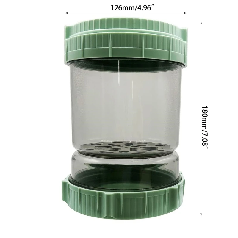 Barattolo per sottaceti con filtro Flip Contenitore da 50 once Coperchio a prova perdite Barattolo separatore sicuro per a e