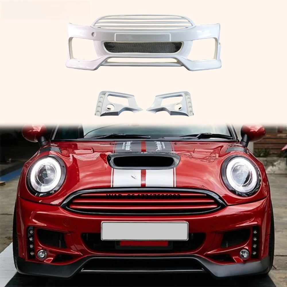 

For F56 Mini Cooper S DAG Fiberglass Front Bumper With Fog Light Cover LED