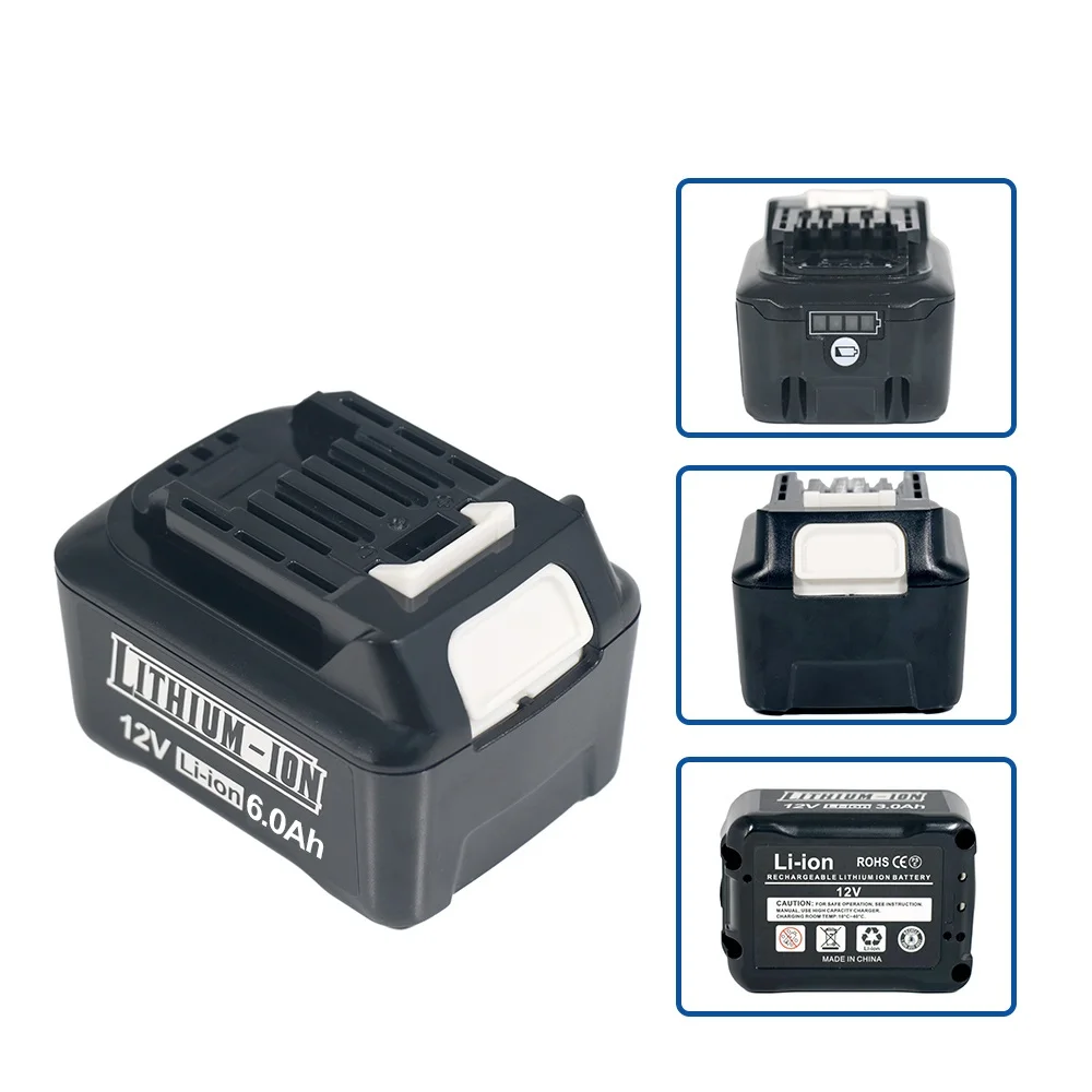

For Makita 6Ah 12V Battery BL1840 BL1830B BL1850B BL1850 BL1860 BL1815 Replacement Lithium Battery