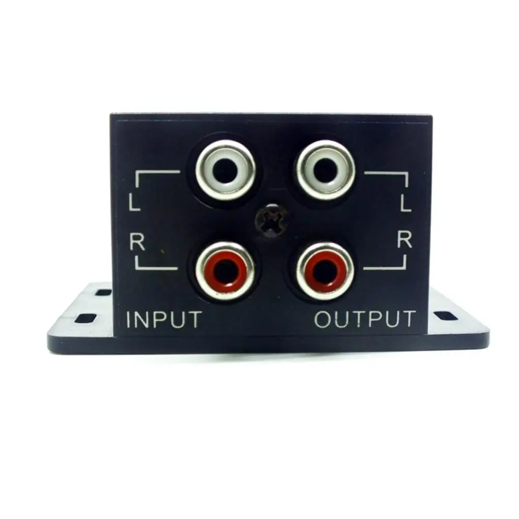 Amplificador de potência automático compacto ajustável baixo subwoofer equalizador universal crossover controlador para acessórios do carro