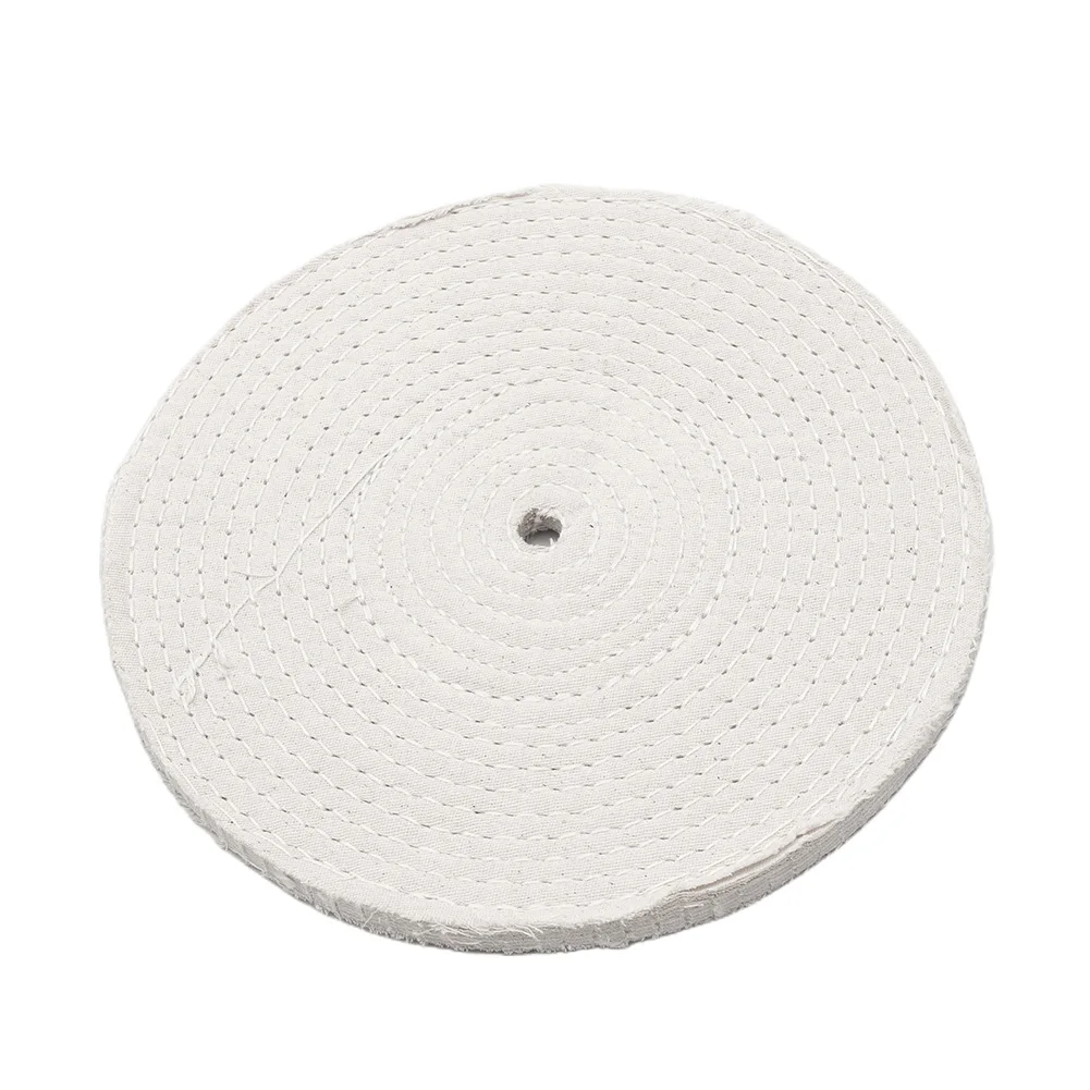 

Professional Jewelry Polishing Buffing Pads Achieve a Mirror Like Shine with 8 Spiral Sewn Stitch Cotton Buffing Wheels