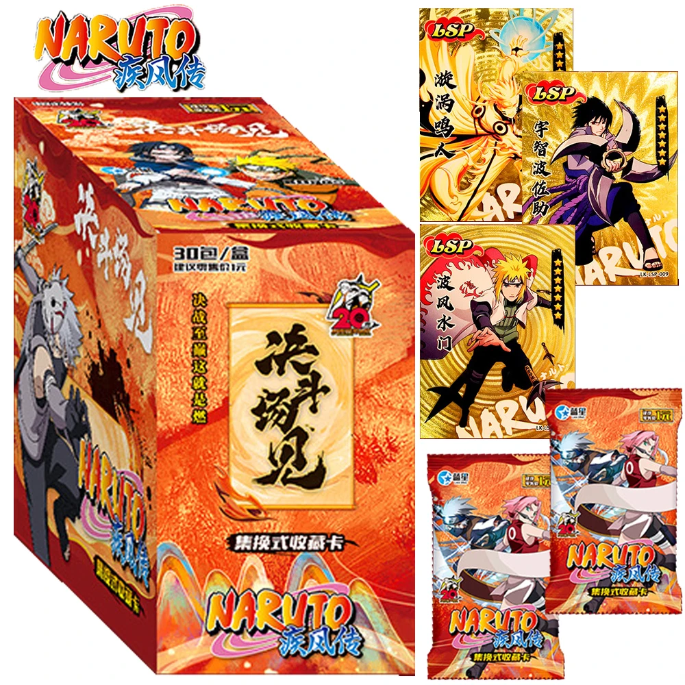 NARUTO Collection Card For Children Uzumaki Naruto Ōtsutsuki Kaguya Popular Fantasy Anime Exquisite Limited Game Card Kids Gifts