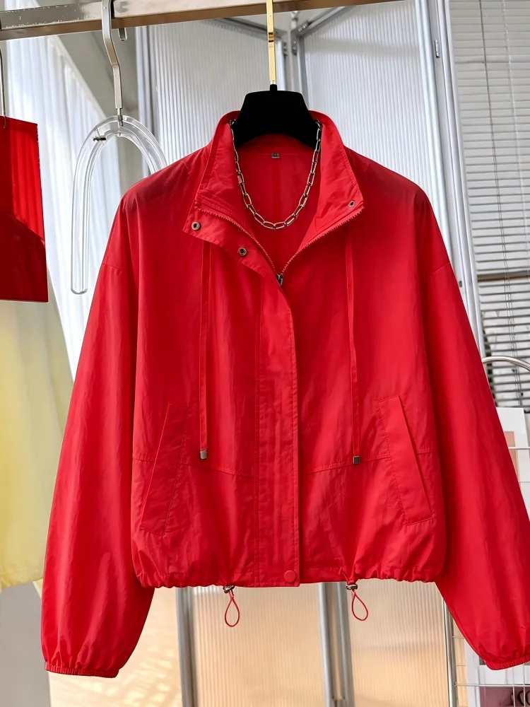 Yellow Goose Short Lightweight Casual Top Sun Protection Workwear Jacket Small Size Exclusive Commute Style Loose Fit