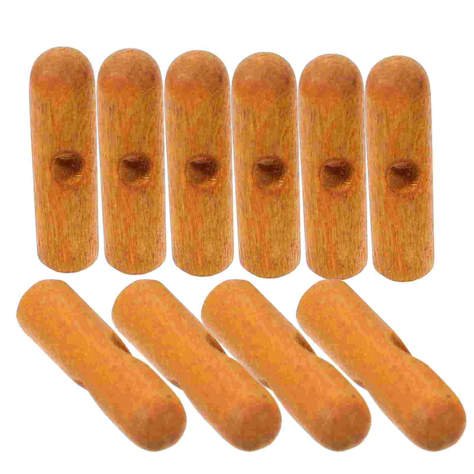 

10pcs Umbrella Tail Beads Wooden Umbrella Bone Cover Umbrella Repair Parts Children'S Folding Umbrella Cover Parts For Umbrella