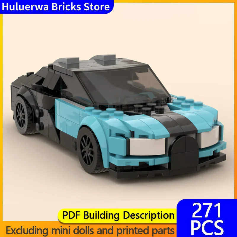 

Speed Hypercar Model MOC Building Bricks Veyron Top Tier Sports Car Modular Technology Gifts Holiday Assemble Children Toys Suit