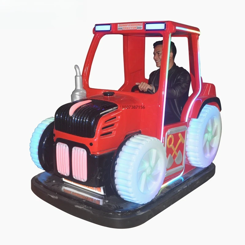 Battery Operated Kids Car Battery Powered 2 Player Bumper Car Kiddie Ride for Square Operation Amusement Park