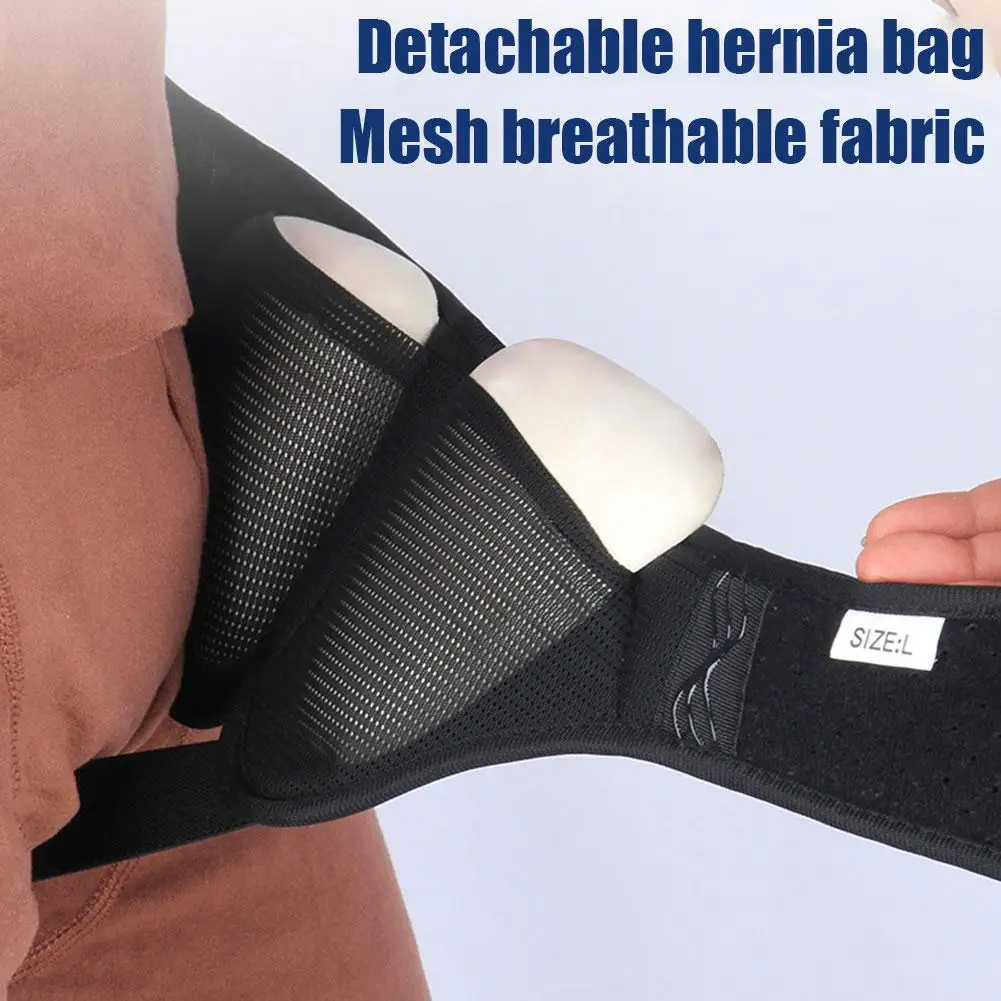 Adult Hernia Pain Relief Recovery Belt Groin Hernia Support For Men And Woman Hernia Bag With 2 Removable Compression Pads Care