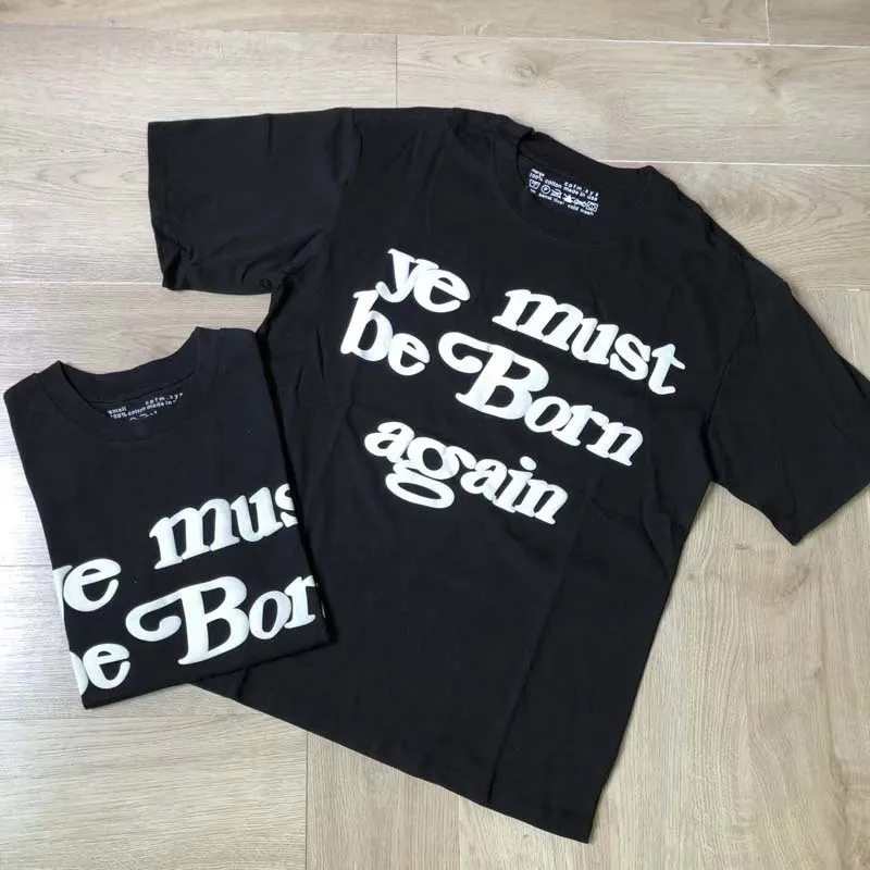 

Kanye CPFM Letter Print Summer Crew Neck 100% Cotton Men's & Women's Casual Loose-Fit Short-Sleeved T-Shirt