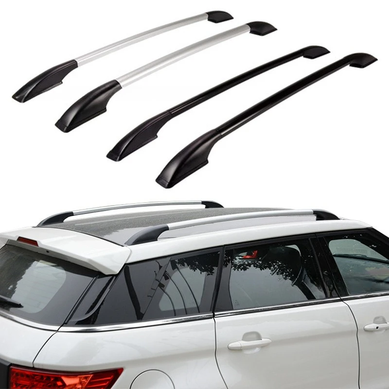 Universal Car Roof Rack Vertical Rod Aluminum Alloy Non-punching Roof Rack Decorative Strip Modified Accessories Verticals Rods