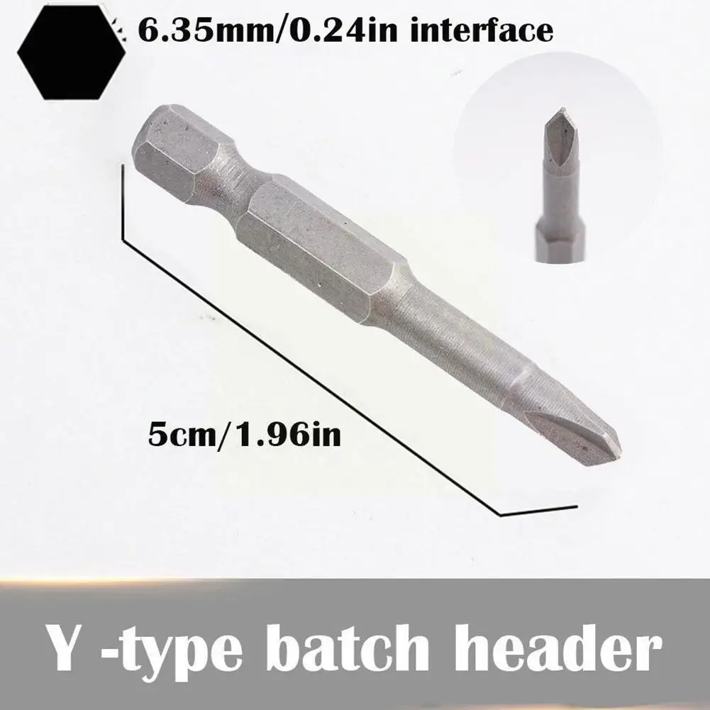 Special-shaped Screwdriver Set 50mm U-shaped Y-Type Cross Screwdriver Triangle Batch Head Special Set Point Bit Inner Tool P3H6