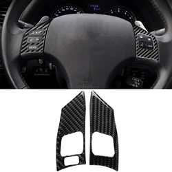 for Lexus IS IS250 300 350C 2006-2012 Steering Wheel Buttons Decoration Cover Trim Decal Sticker Car Accessories Carbon Fiber