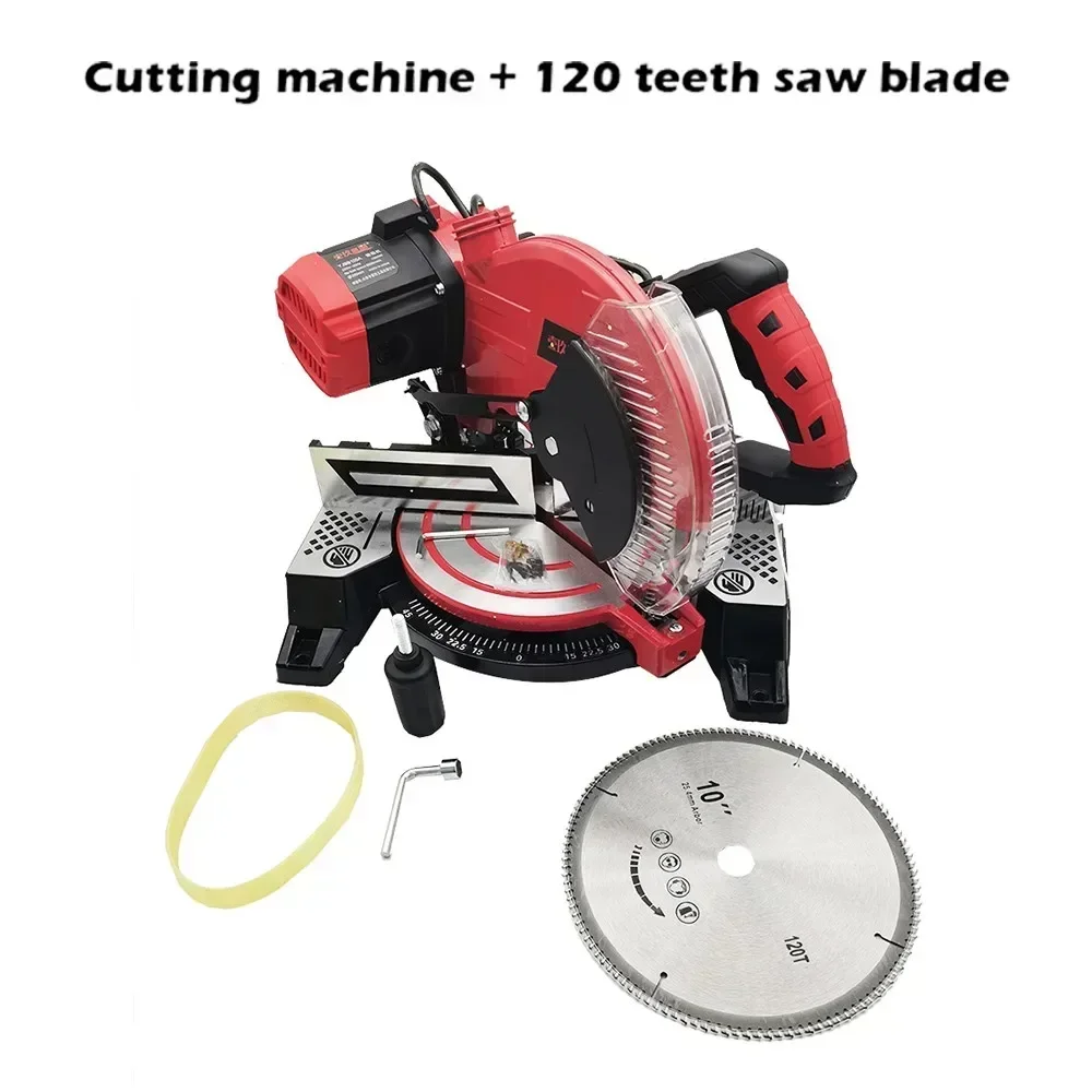 220V 1800W Miter Saw Aluminum Machine 10Inch 45 Degree Cutting Circular Saw High-precision Wood Aluminum Cutting Machine