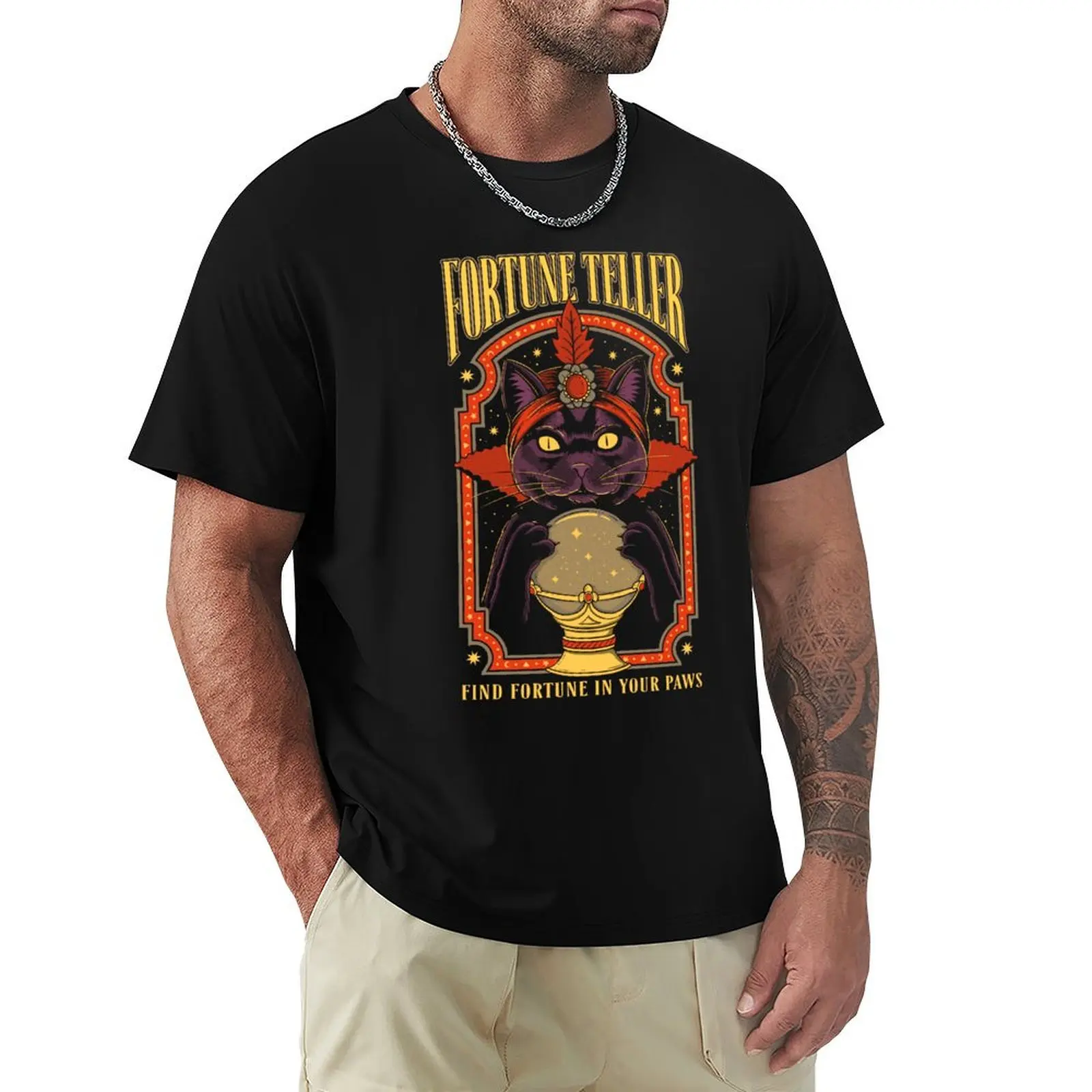 Fortune Teller T-Shirt t shirts for man cotton funny T-Shirt
