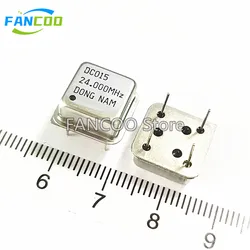 5PCS 24M 24.000M 24MHZ 24.000MHZ Half size 3.3v 5v CRYSTAL CLOCK OSCILLATOR OSC DIP-4 24.000